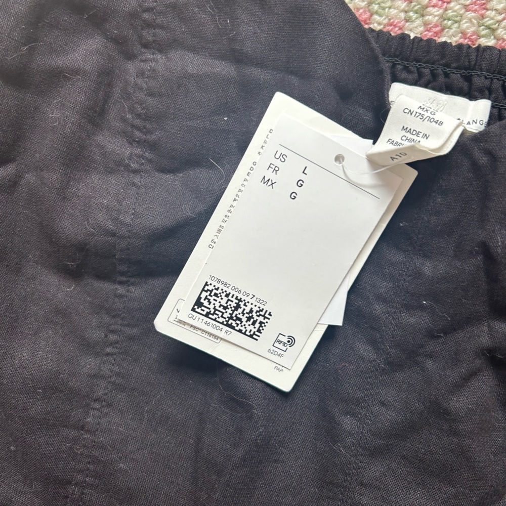 H&M Black Midi Spaghetti-Strap Dress - Picture 11 of 12